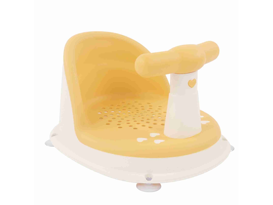 Silla De Baño Para Bebé Antideslizante Plegable Con Succión Y Protector De Piel