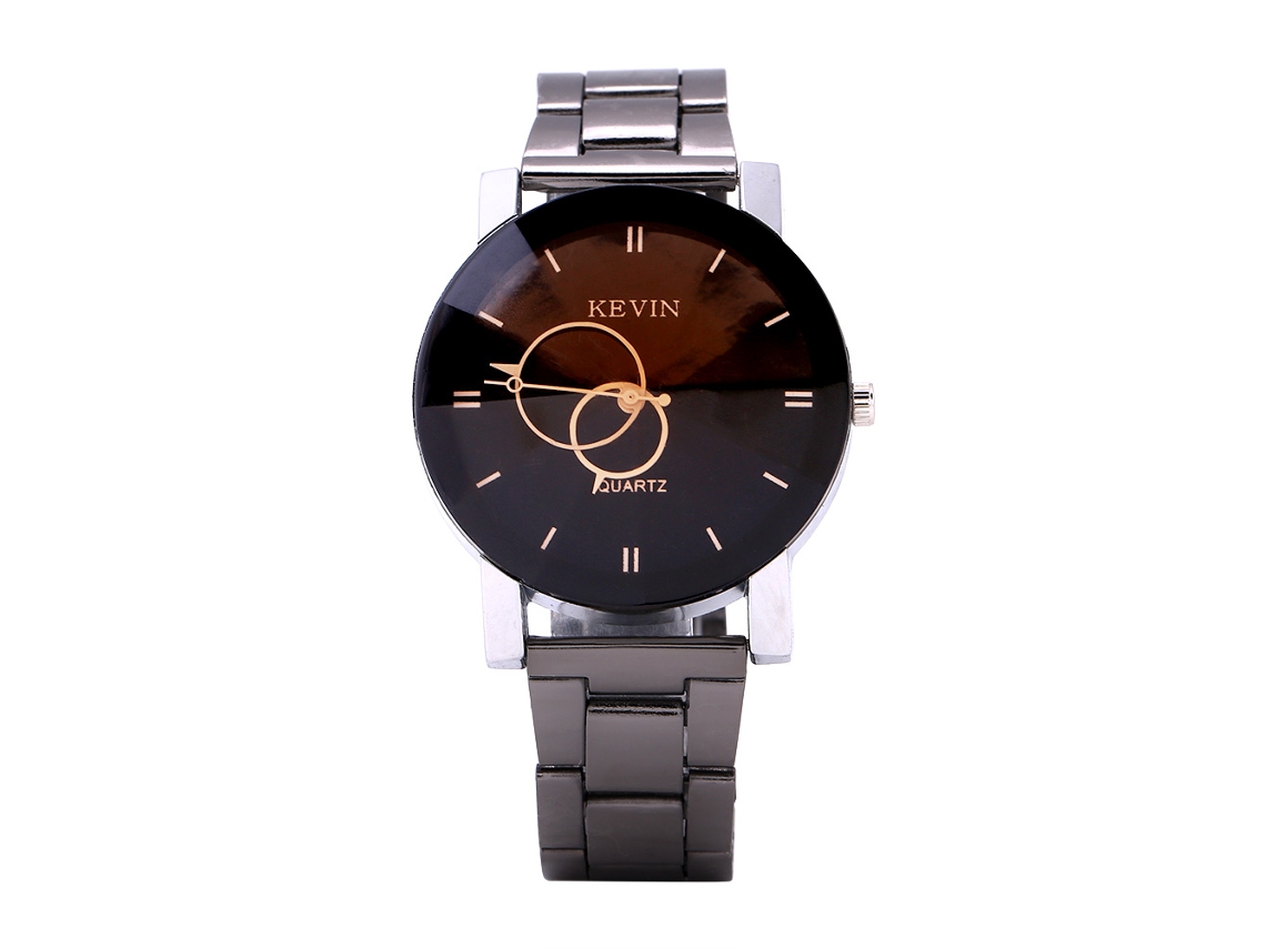 Relojes De Pareja De Acero Analógicos De Cuarzo Para Mujer Y Hombre