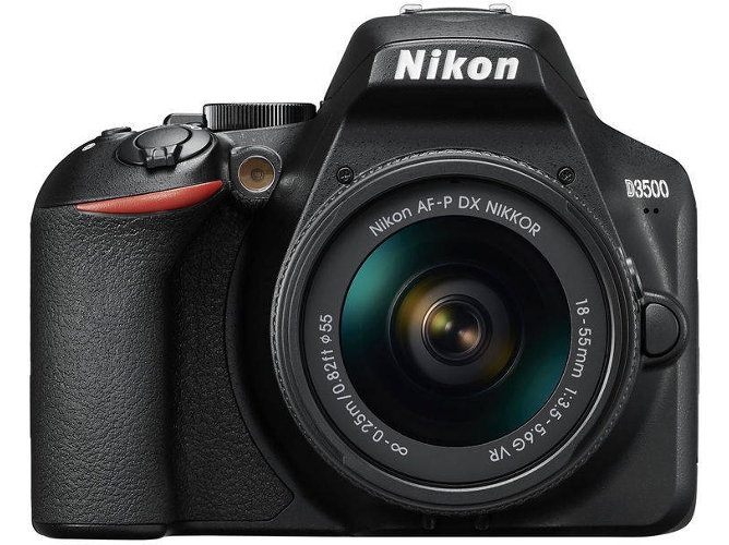 Kit Cámara Réflex NIKON D3500 + AF-P DX NIKKOR 18-55mm f/3.5-5.6G VR (Sensor: DX - ISO: 100 a 25600)