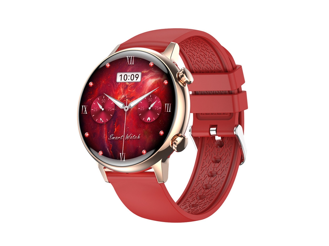 Smartwatch YIZHOOD TE681 Deportes Monitoreo de Salud IP67 Impermeable Rojo