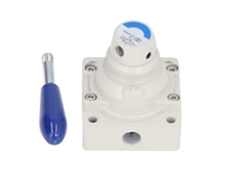 Válvula Rotativa Manual Para Control De Flujo De Aire 2p4w Neumática 0-1,0 Mpa 4hv210-08
