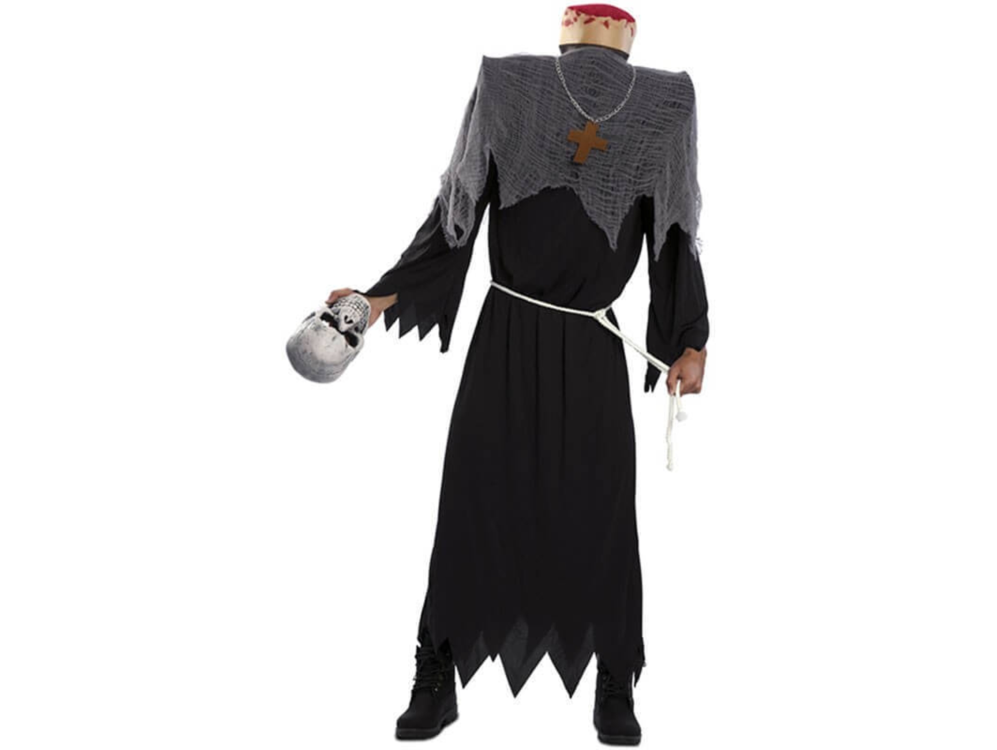 Disfraz de Hombre DISFRAZZES Monje Decapitado (Talla: M/L)