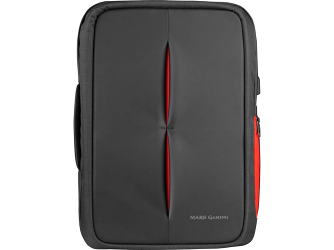 Mochila MARS GAMING MB2 (Universal - 17.3'' - Negro)
