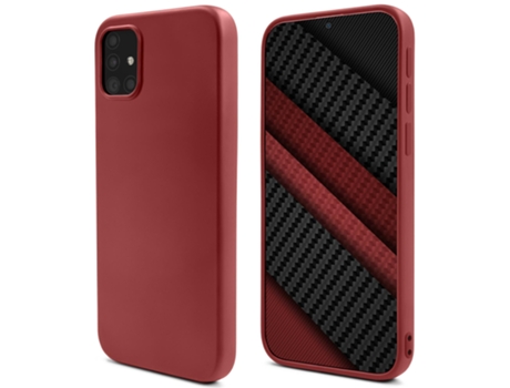 Estilo de Vida Temperamental. Diseñada para Funda Samsung A51 Rosa Vintage - Funda de Silicona Líquida con Acabado Mate y Forro de Microfibra MOOZY