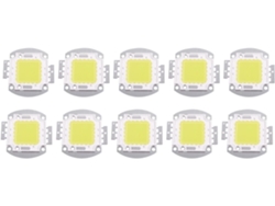 10 Bombillas Led Blancas De 100 W Y 7500 Lúmenes, Proyector Integrado De Alta Intensidad, Para Proyectos De Bricolaje.