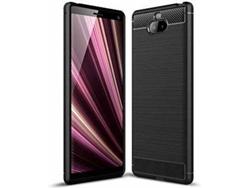 Carcasa Sony Xperia 10 Multi4you Gel TPU Carbono Negro