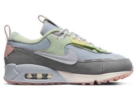 Tenis Deportivas NIKE Air Max 90 Futura Mujer (Gris -Tejido, Material Sintético -37,5)
