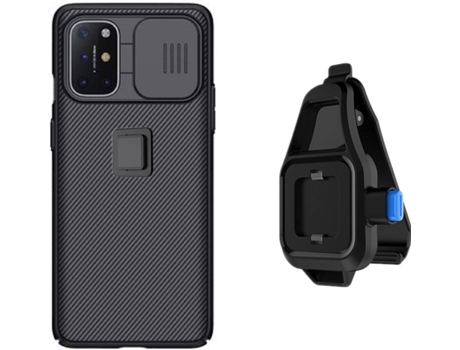 Funda Oneplus 8T Camshield con Soporte para la Cintura Negro