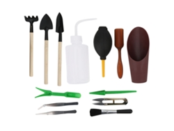 Kit De Herramientas De Jardinería Mini Para Suculentas: Tijera, Pala, Regadera Y Trasplante