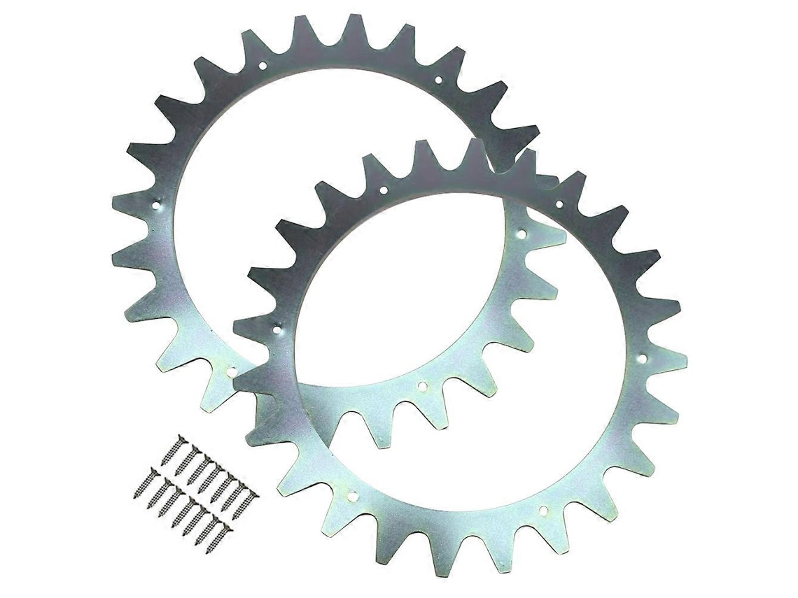 Tlmc-01 2 Púas Para Cortacésped Mcculloch Rob R1000 R800 R600 Con 14 Tornillos Autorroscantes