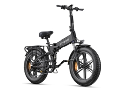 Bicicleta Elétrica Dobrável Engwe Engine Pro 2.0 750w Com Pneus Largos De 20 X 4,0 Polegadas, Bateria Removível De 16 Ah, Suspensão Total E 8 Marchas