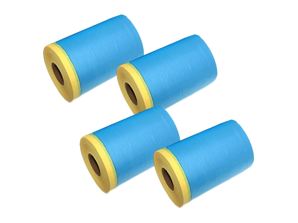 Paquete Genérico De 4 Rollos De Película Protectora Adhesiva Para Pintura, Para