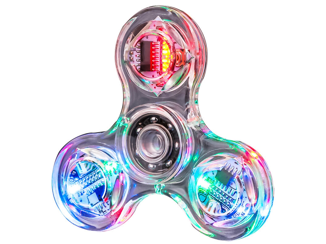 Juguete De Giro Con Led Fidget Spinning Toy Dados De Led Luminosos Para Niños Y Adultos Para Aliviar El Estrés