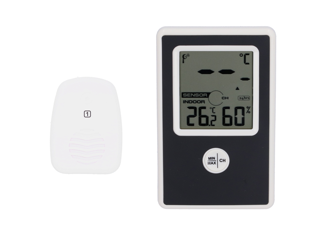 Termómetro higrómetro digital para medir temperatura y humedad