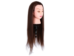 Cabeza de maniquí para formación en peluquería para prácticas de salón