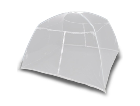 vidaXL Tienda de campaña de fibra de vidrio blanco 200x150x145 cm