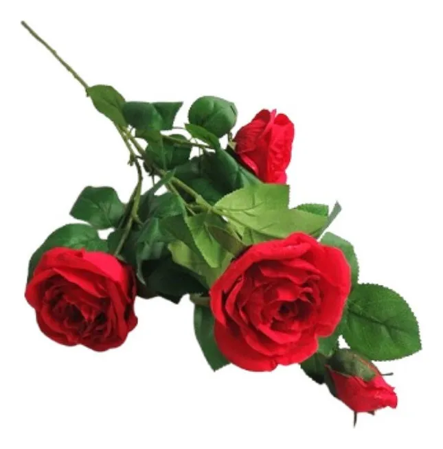 Rosa artificial de 65 cm para decoración de bodas. Vayotoy