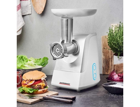 Picadora de carne Gastroback Design Plus 350 W Plata Blanco