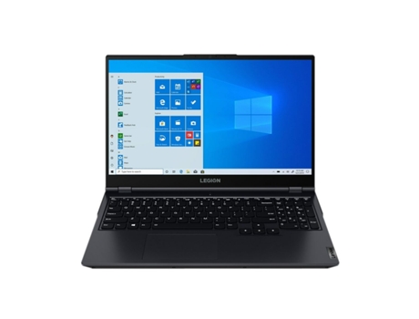 Laptop LENOVO Legion 5 (Negro - 16 GB RAM - 512 GB SSD - 15,6" - QWERTY - AMD Ryzen 7)
