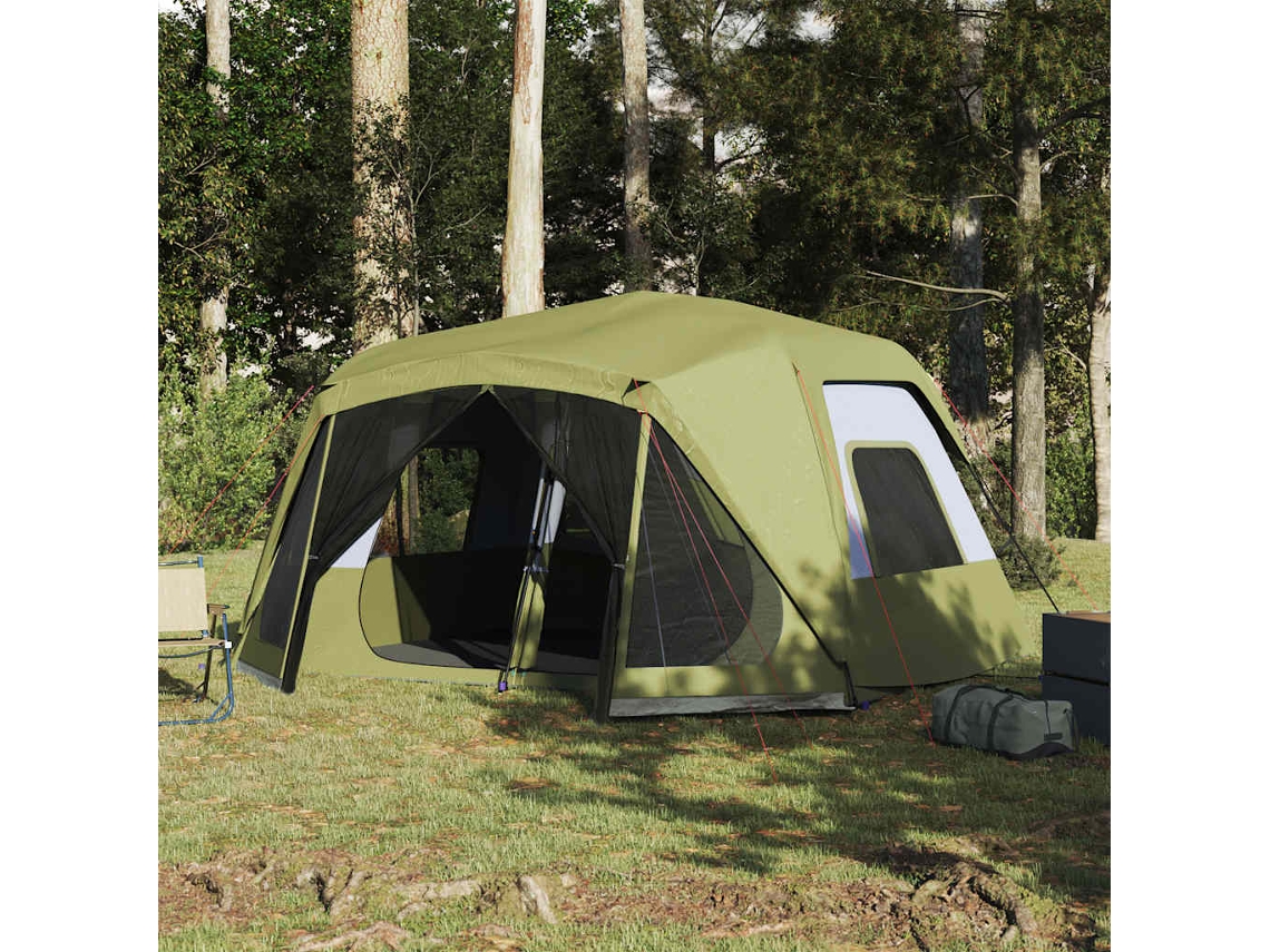 Tienda de campaña familiar para 10 personas, de liberación rápida, impermeable, verde, Wsd785965 Lovely Home