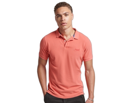 Polo de Hombre SUPERDRY Destroyed Rosa (3XL)