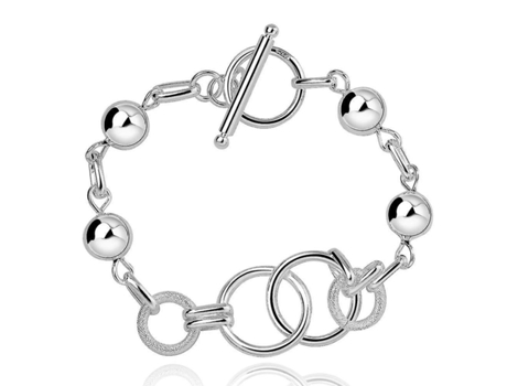 Pulsera de cadena redonda de plata H351 LKNSPCH351