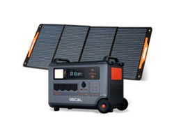 Powerstation OSCAL PowerMax 3600 Tanque solar portátil 3600Wh OSCAL PM200 Panel solar plegable 200W Central eléctrica portátil