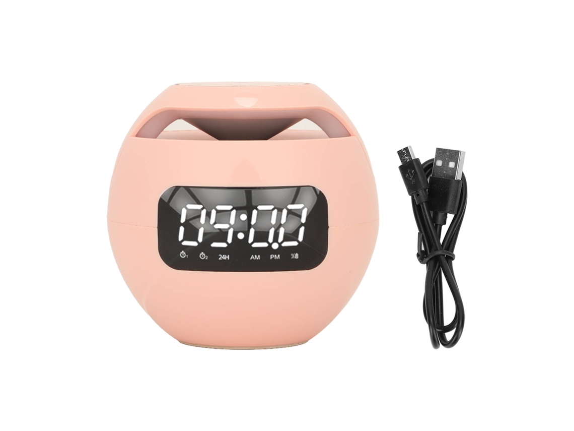 Mini Altavoz Bluetooth para Laptop, Radio FM con Anuncios de Voz, Rosa NEVEANCE