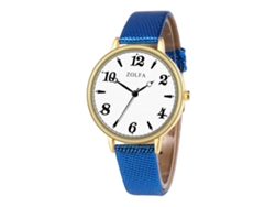 Reloj De Pulsera De Cuarzo Clásico, Estilo Ejecutivo, Regalo Unisex Para Parejas (azul)