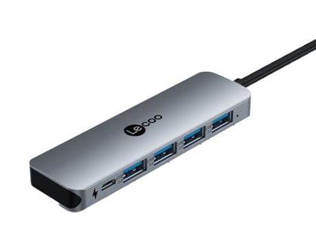 Adaptador LECOO Lkc1341H 5In1 Tipo-C Hub 4Usb3.0 Micro-Usb a para Huawei Mate40/P50 S20