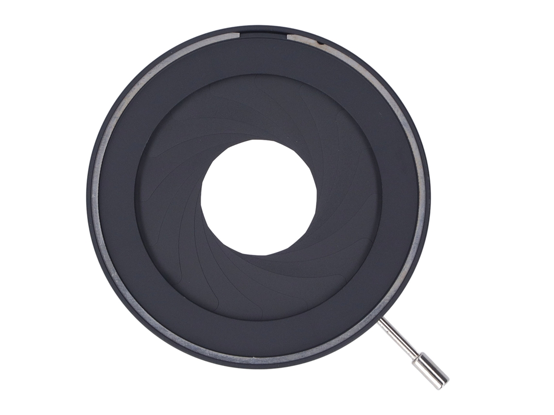 Diafragma De Iris Ajustable Para Microscopio, Adaptador De Apertura 2‑50mm, Lente Óptica Ajustable