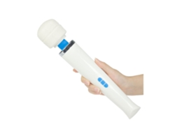 Masajeador De Varita De Silicona Con 20 Vibraciones Intensas Y 8 Velocidades, Color Blanco Ushion