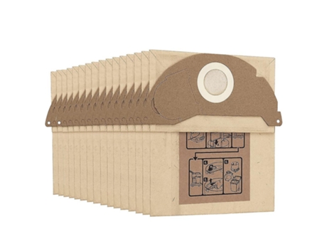 Bolsa de pó de reposição para bolsas de filtro da série karcher wd2 mv2