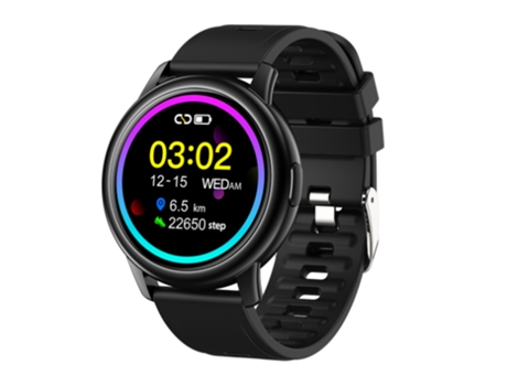 ROGBID Gt2 Smartwatch Esfera Negra 45Mm Correa De Goma Smartwatch
