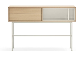 Mesa Consola BAZAR MONDIALE Yoko (Beige - 120x35x100 cm)