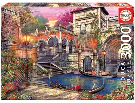 PUZZLE 3000PÇS ROMANCE EM VENEZA