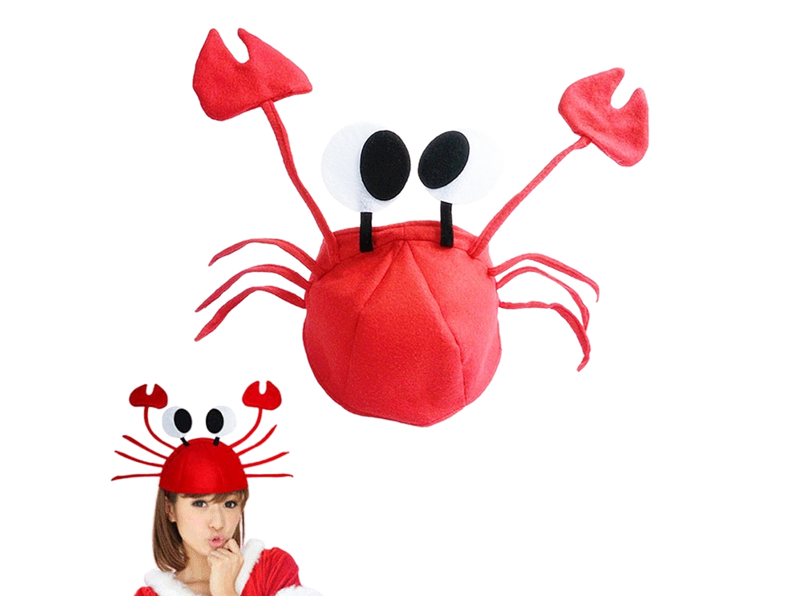 Sombrero De Cangrejo Para Fiesta De Halloween, Accesorio De Disfraz, Cosplay, Accesorios Elegantes