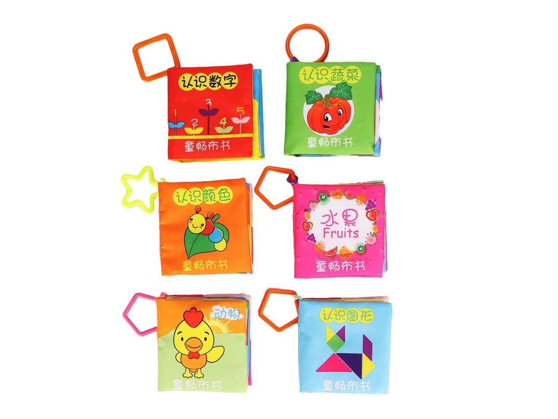 Jinwei-libro De Tela Educativo Para Niños, Juguete Didáctico Y Entretenido Para Bebés Y Niños Pequeños