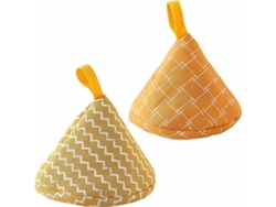 2 Fundas Textiles Resistentes Al Calor Para Mangos De Ollas, Ideales Para Guantes De Cocina Y Horno.