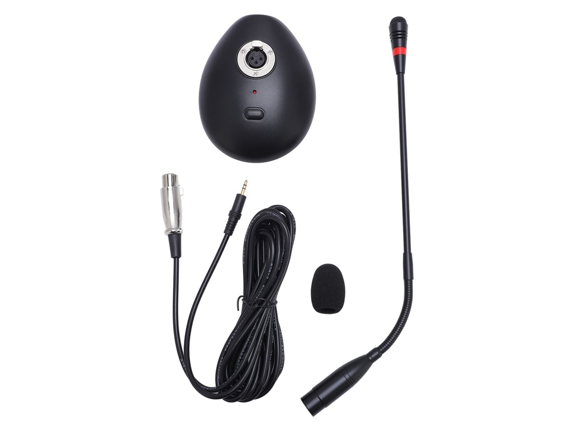 Micrófono De Condensador Cardioide Multifuncional Con Cuello De Cisne Ajustable Para Uso En Escritorio, Aula, Reuniones Y Conferencias.