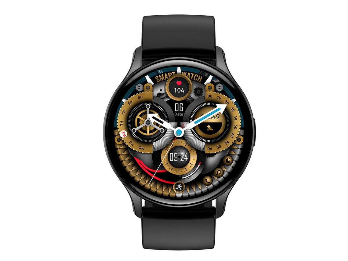 Reloj inteligente multifuncional, pantalla de 1,43 pulgadas, detección de salud, negro Bestvite