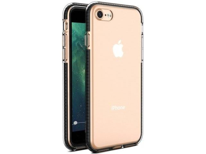 Funda iPhone SE 2020, 8, 7 HURTEL Gel Negro