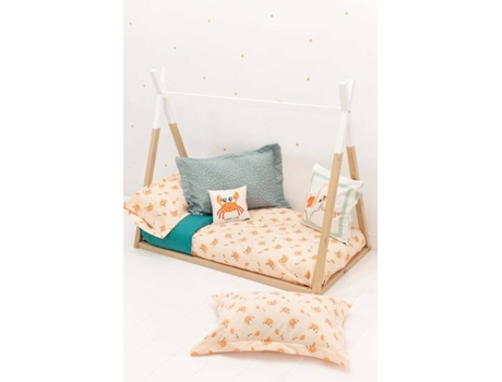 Colcha Infantil SOKIOS (220 x 200 - Poliéster - Naranja)
