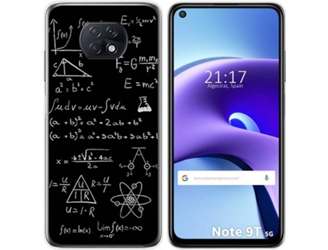 Carcasa Xiaomi Redmi Note 9T 5G TUMUNDOSMARTPHONE Formulas Multicolor