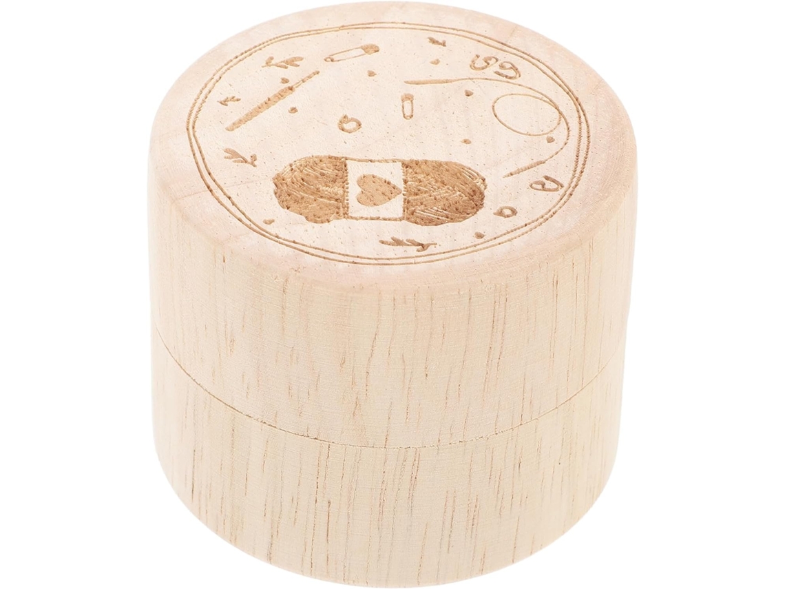 Pequeña Ligera Madera Natural Accesorios Pequeños Objetos Ganchillo Almacenamiento Versátil Materiales Diario