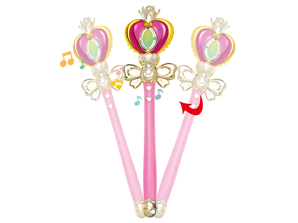 Varita Mágica Musical De Sailor Moon Con Luces Intermitentes - Juguete Educativo Para Niños