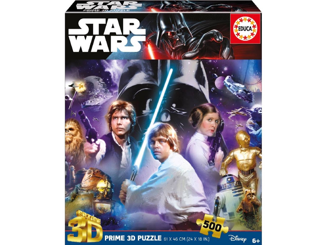 Puzzle Lenticular 3D Star Wars 500 Piezas EDUCA