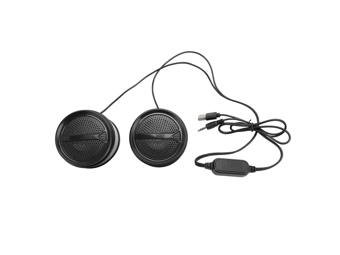 Altavoz De Computadora Escritorio Portátil Usb Cableado Hifi Sonido Control De Volumen Luminoso