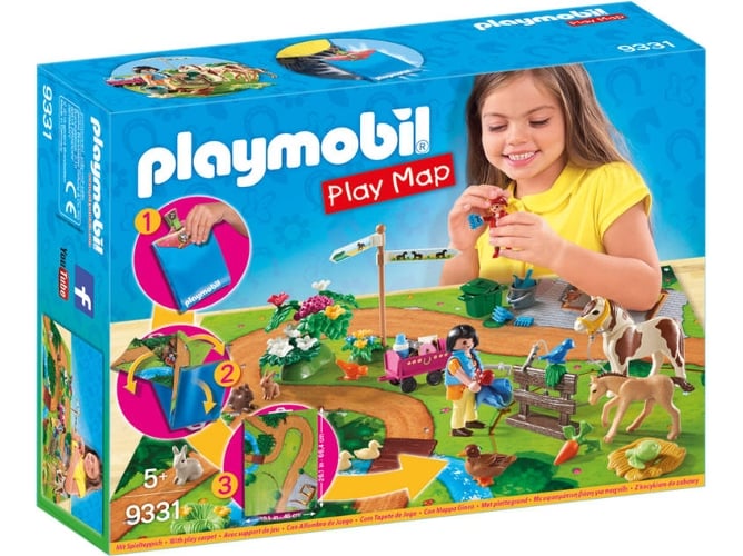 PLAYMOBIL: Mapa de juego 9331 (Edad Mínima: 5)
