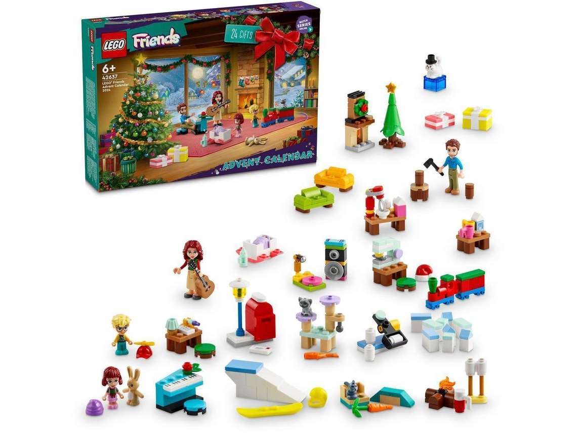 LEGO Friends: Calendário do Advento de 2024 – Presente com 5 personagens e 3 animais